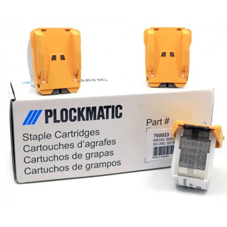 Plockmatic staple cartridges for Morgana and Plockmatic BM-350 and BM-500.