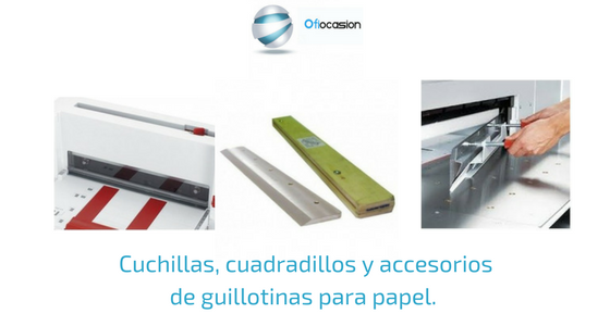 Cuchillas para guillotinas de papel: descubre algunos consejos para su mantenimiento. 