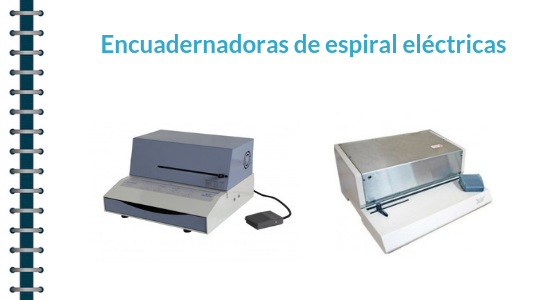 Encuadernadoras de Espiral Eléctricas 