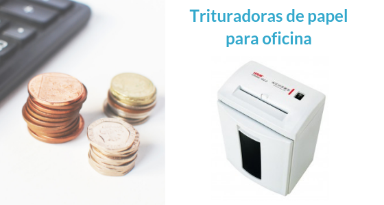 Precios de trituradoras de papel para oficinas. 