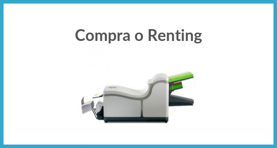 Ensobradora Neopost: Compra o Renting. 