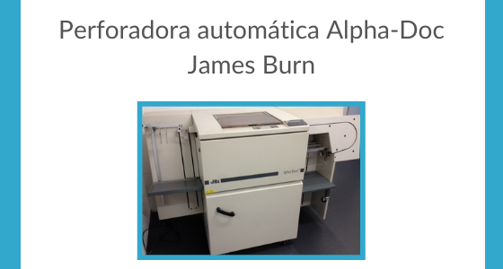 Alpha Doc de James Burn - Perforadora Automática de ocasión